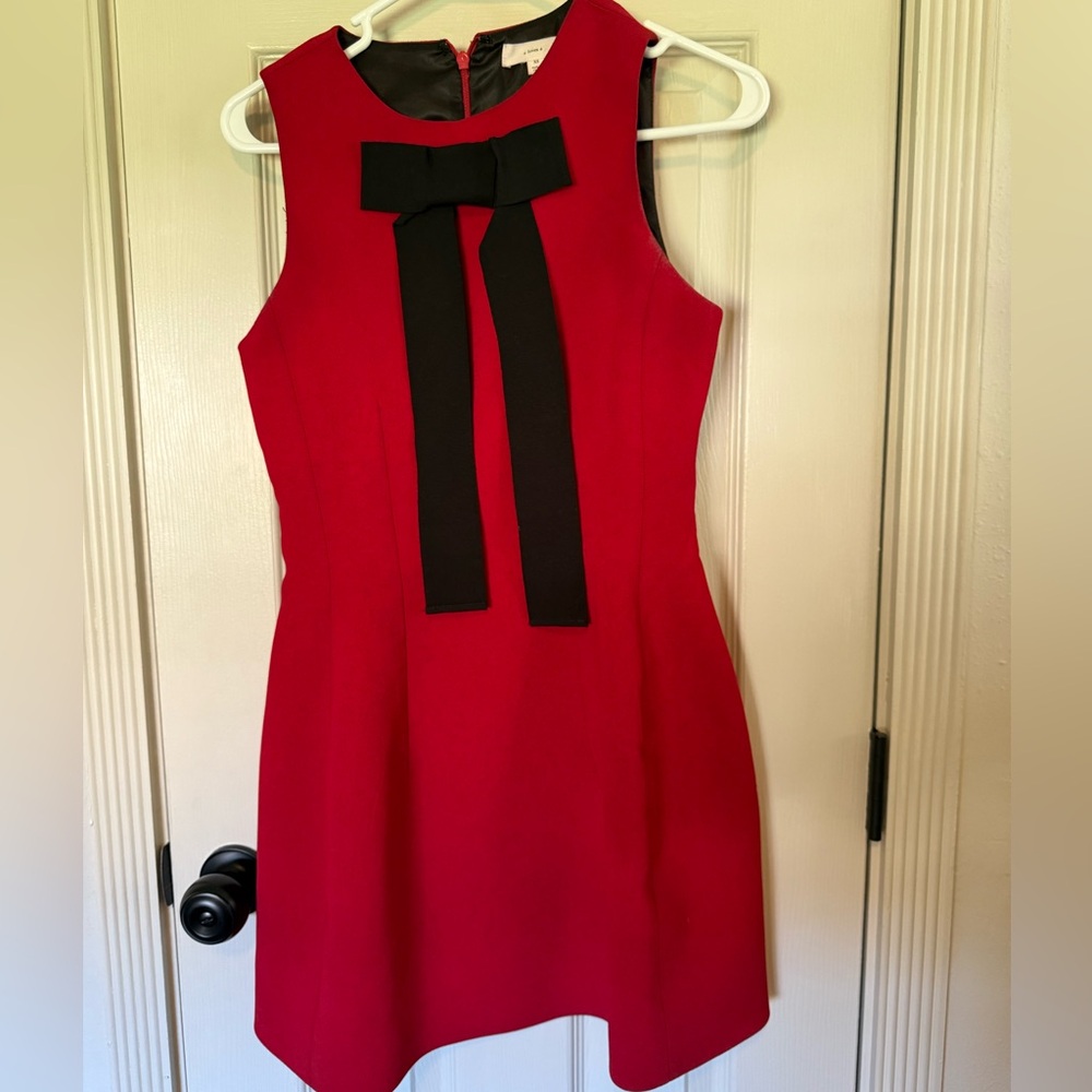 Red holiday dress